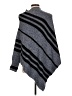 Shein 100% Acrylic Gray Poncho Size L - photo 2