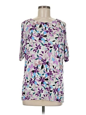 Jones New York Collection Short Sleeve Blouse (view 1)