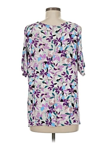 Jones New York Collection Short Sleeve Blouse (view 2)