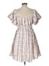 No Comment Floral White Casual Dress Size L - photo 2