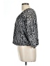 Cathy Daniels 100% Polyester Silver 3/4 Sleeve Blouse Size L - photo 5