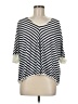 Chico's Black 3/4 Sleeve Top Size Med (1) - photo 1