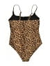 Unbranded Animal Print Brown One Piece Swimsuit Size L - photo 2