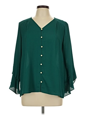 Investments 3/4 Sleeve Blouse (view 1)