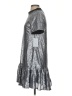 MELLODAY 100% Polyester Metallic Silver Cocktail Dress Size S - photo 5