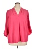 Calvin Klein Pink 3/4 Sleeve Blouse Size 16 (estimated) - photo 1
