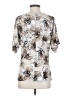 Ellen Tracy Ivory Short Sleeve Blouse Size S - photo 2