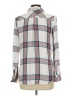 Rails 100% Rayon Plaid Ivory Long Sleeve Button-Down Shirt Size L - photo 2