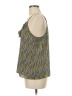CAbi 100% Polyester Green Sleeveless Blouse Size M - photo 5