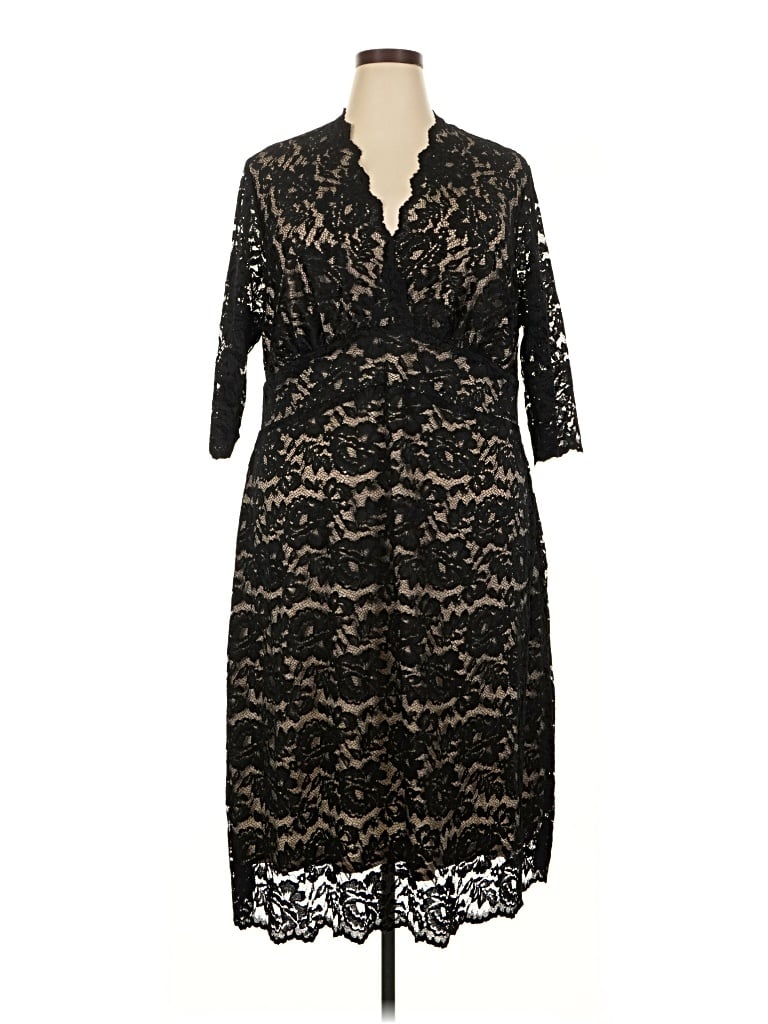 Pre-owned Kiyonna Cocktail Dress In Black