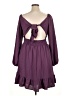 Unbranded 100% Polyester Purple 3/4 Sleeve Top Size XL - photo 2