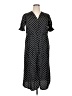 Influence 100% Polyester Polka Dots Black Casual Dress Size 14 - photo 1