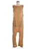 Free People 100% Cotton Tan Jumpsuit Size M - photo 1