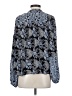Elan 100% Rayon Blue Long Sleeve Blouse Size S - photo 2