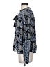 Elan 100% Rayon Blue Long Sleeve Blouse Size S - photo 5
