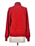 Ann Taylor LOFT 100% Polyester Red Turtleneck Sweater Size S - photo 2