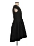 Halston Heritage Solid Black Cocktail Dress Size 4 - photo 4
