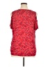 Westport 100% Rayon Red Short Sleeve Blouse Size XL - photo 2