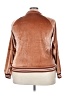 Ekouaer Metallic Brown Track Jacket Size 3X - photo 2