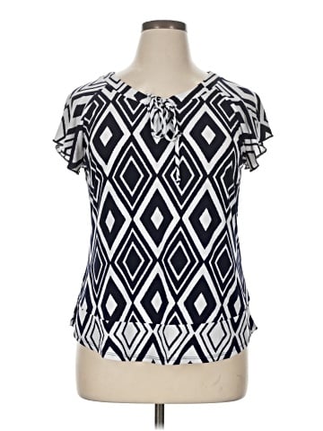 Diana Belle Short Sleeve Blouse (view 1)