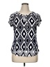 Diana Belle Blue Short Sleeve Blouse Size XL - photo 1