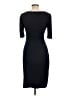 Connected Apparel 100% Polyester Solid Black Cocktail Dress Size 10 - photo 2