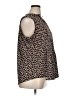 Kim Rogers Animal Print Brown Sleeveless Blouse Size XL - photo 4