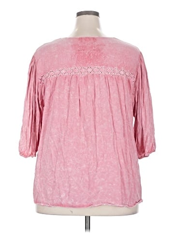 Farmers Market 3/4 Sleeve Blouse (view 2)