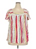 Lane Bryant 100% Viscose White Short Sleeve Blouse Size 18 - photo 1