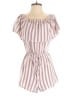 Forever 21 Contemporary Stripes Pink Romper Size S - photo 1