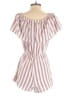 Forever 21 Contemporary Stripes Pink Romper Size S - photo 2