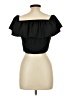 Shein Black Short Sleeve Top Size L - photo 2