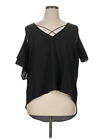 Bisou Bisou Short Sleeve Blouse (view 1)