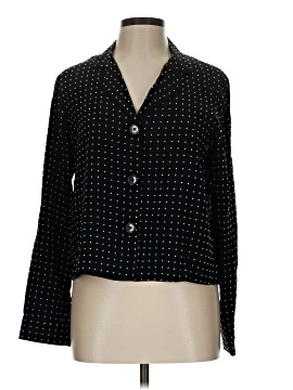 Fleur Du Mal Long Sleeve Silk Top