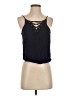 Aqua 100% Rayon Black Sleeveless Blouse Size XS - photo 1