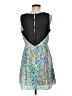 BCBGeneration 100% Polyester Print Teal Cocktail Dress Size 8 - photo 2