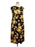 Connected Apparel Yellow Casual Dress Size 22W - photo 1
