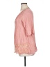 Unbranded Pink 3/4 Sleeve Blouse Size XL - photo 5