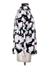Banana Republic 100% Polyester Floral Blue Long Sleeve Blouse Size S - photo 4
