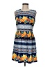 Bebop Print Blue Casual Dress Size M - photo 1