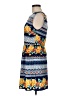 Bebop Print Blue Casual Dress Size M - photo 5