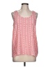 Kaileigh 100% Polyester Pink Sleeveless Blouse Size L - photo 1
