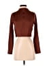 Swank Brown Long Sleeve Blouse Size L - photo 1