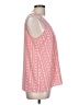 Kaileigh 100% Polyester Pink Sleeveless Blouse Size L - photo 4