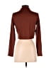 Swank Brown Long Sleeve Blouse Size L - photo 2