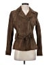 Ecru 100% Leather Brown Leather Jacket Size S - photo 1