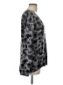 Central Park West Animal Print Gray Pullover Sweater Size L - photo 4