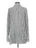 Tommy Hilfiger 100% Viscose Stripes Silver Long Sleeve Blouse Size M - photo 2