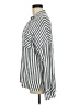 Tommy Hilfiger 100% Viscose Stripes Silver Long Sleeve Blouse Size M - photo 5
