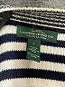 Lauren Jeans Co. 100% Cotton Stripes Black Silver Pullover Sweater Size L - photo 7